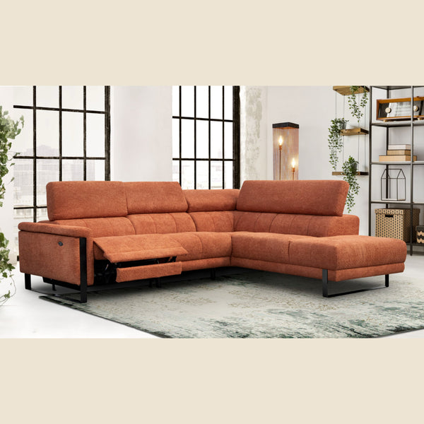 Salon d'angle modulaire Jaime — Terracotta