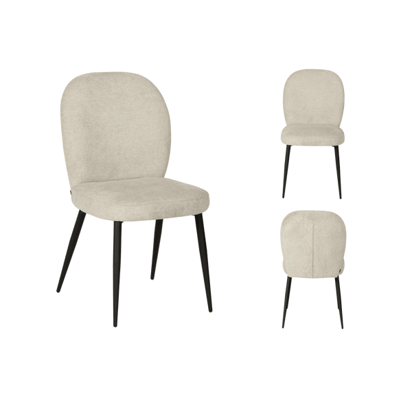 Chaise Reverse (lot de 2) — Tissu