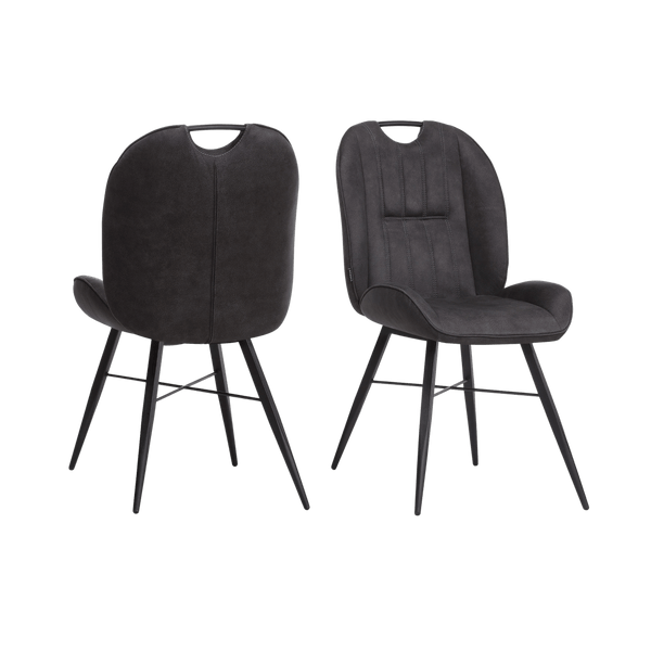 Chaise Shelton (lot de 2) — Tissu