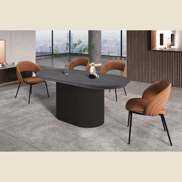 Table extensible Lagos — 180-220 cm, ovale