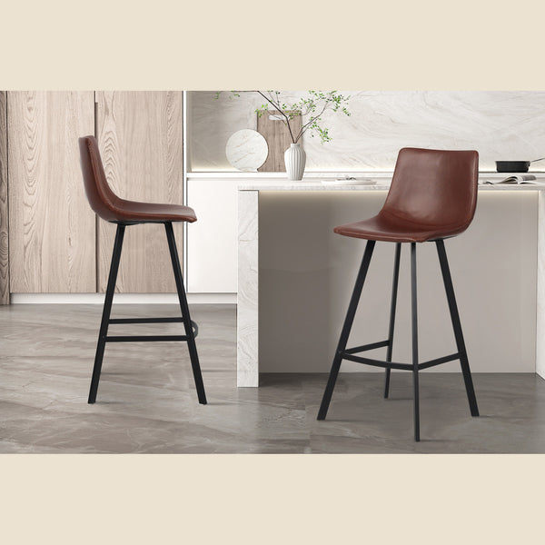 Tabouret de bar Ozan — PU vintage