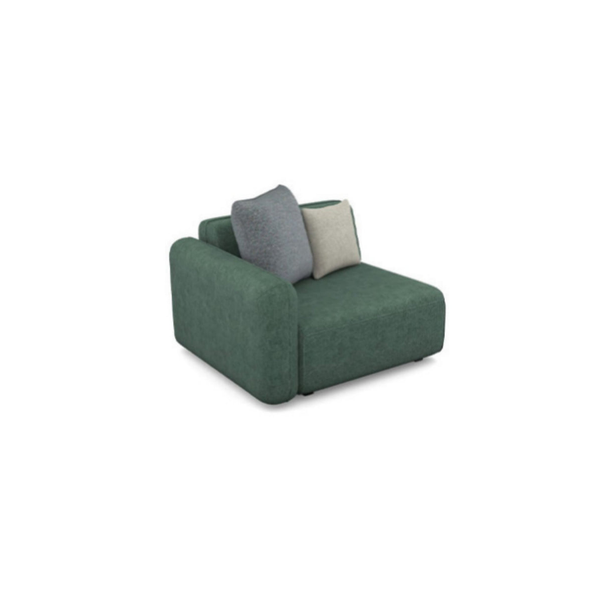 Salon d'angle modulaire Tactic — Vert sapin