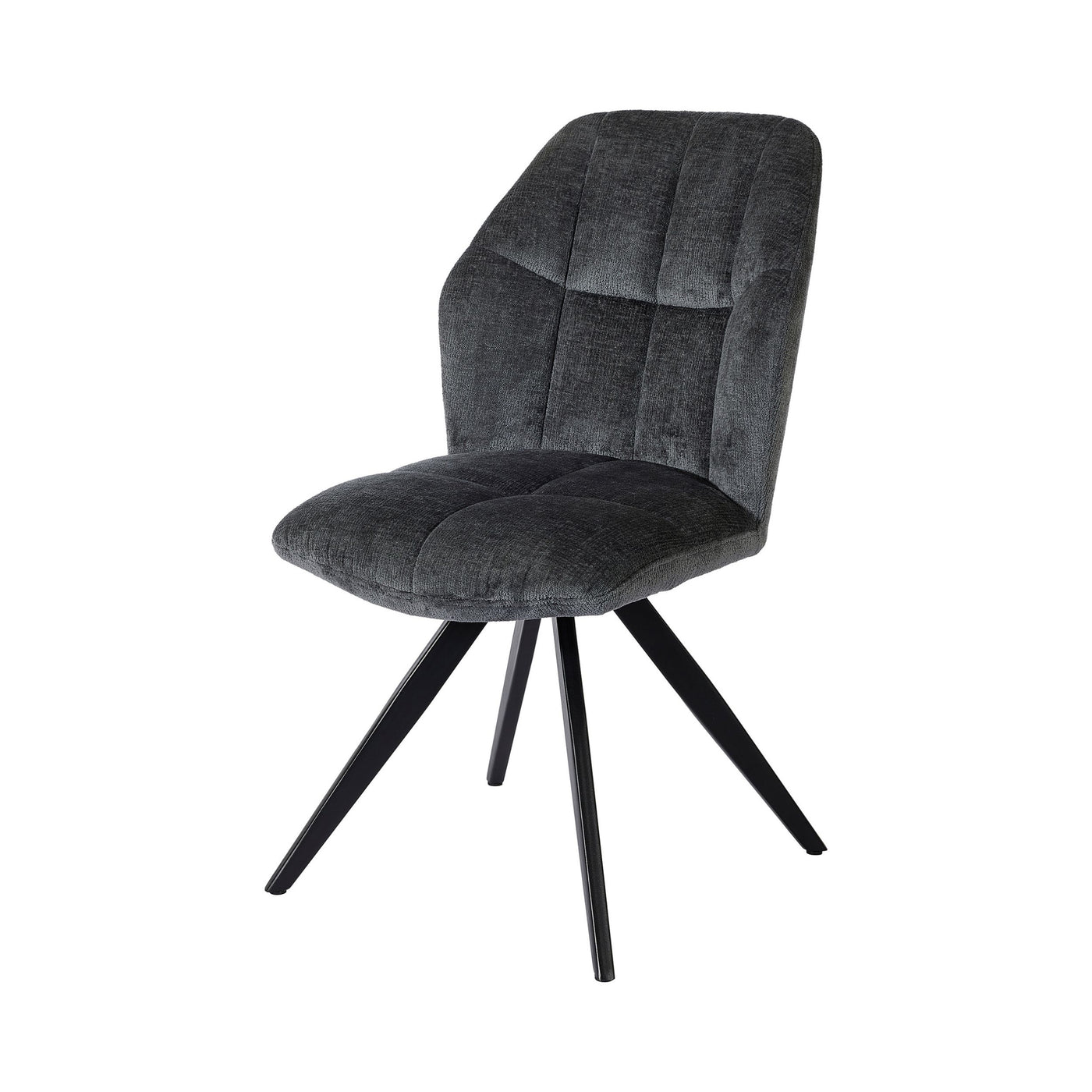 Chaise ST2319-2 — Tissu chenille (lot de 2)