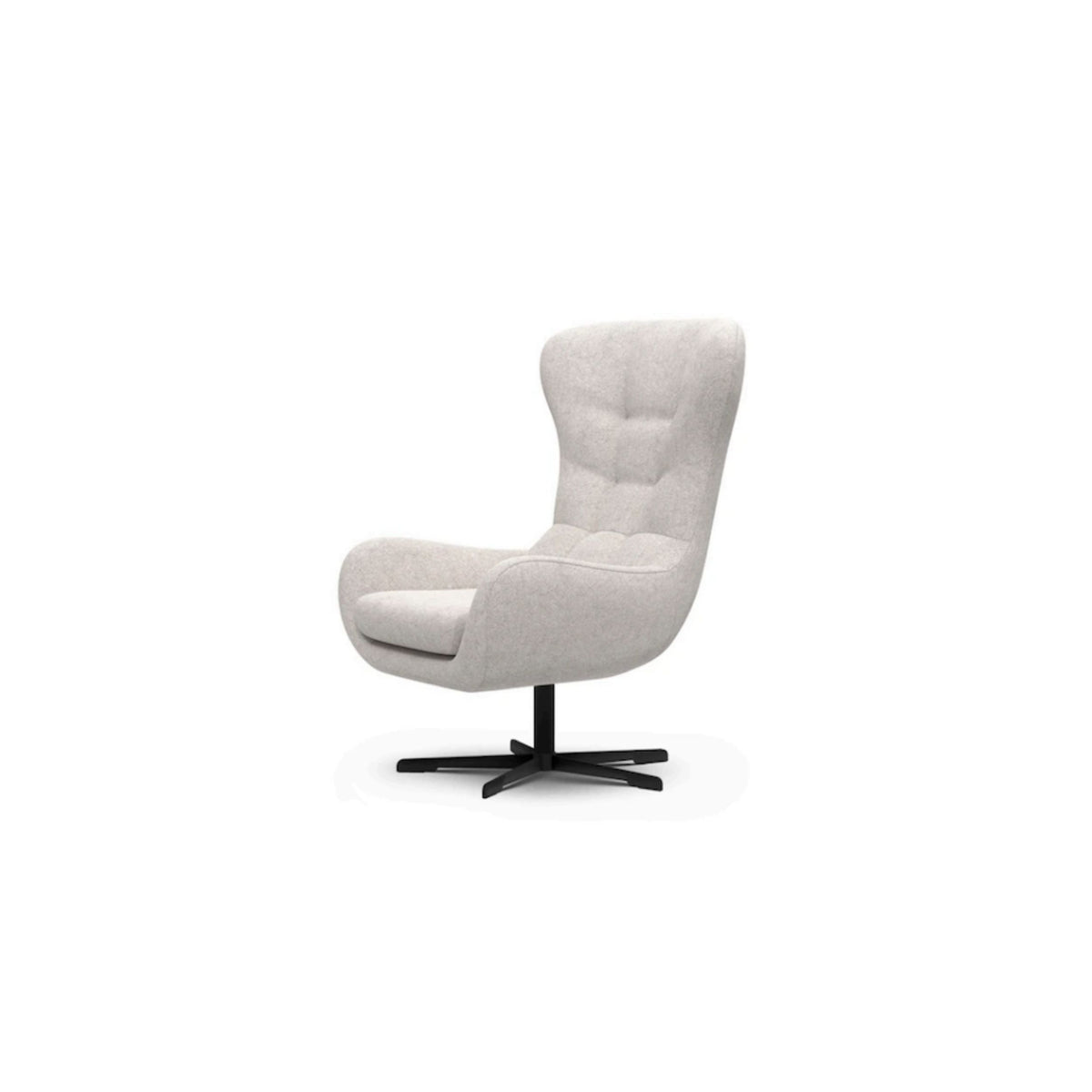 Fauteuil pivotant Elvis à oreilles — Tissu