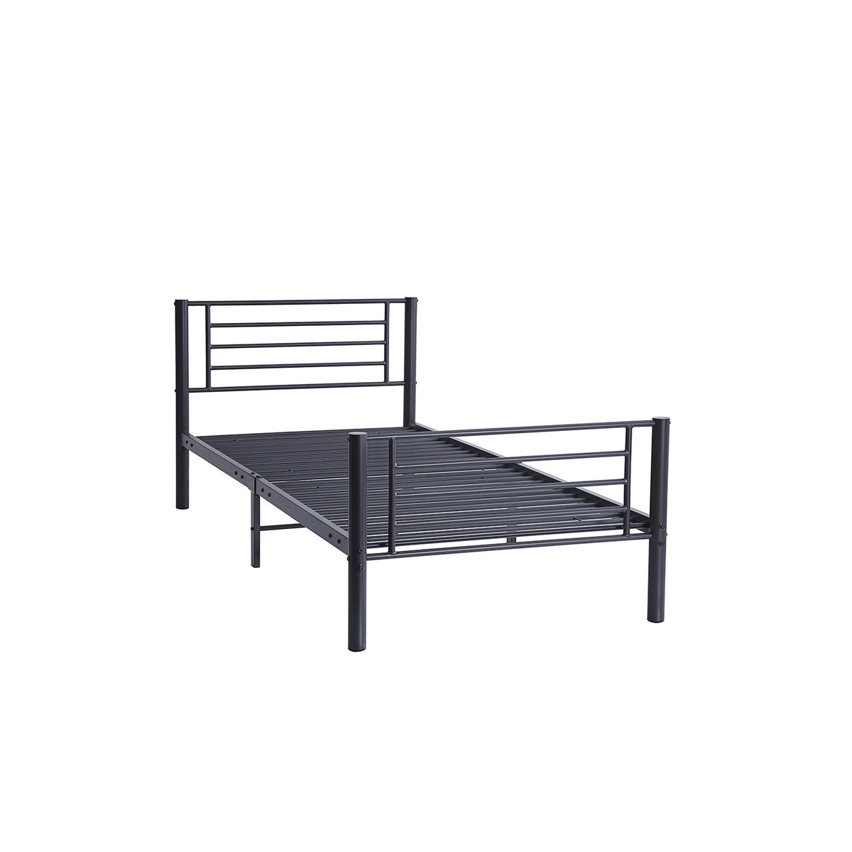 Lit Sammy — Métal gris foncé