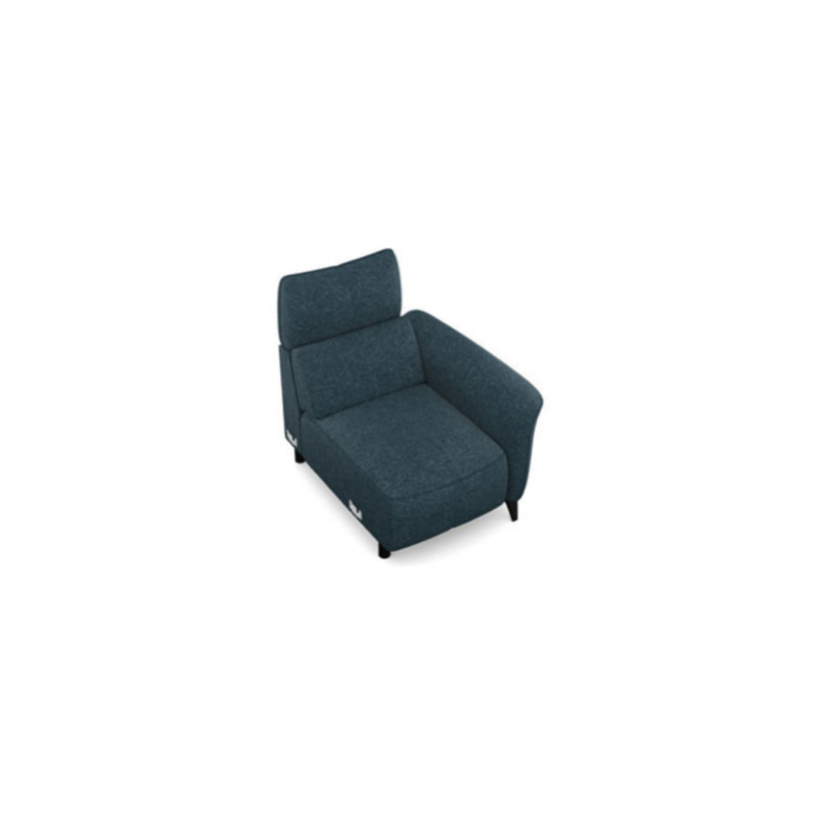 Salon d'angle modulaire Jazz — Bleu pétrole