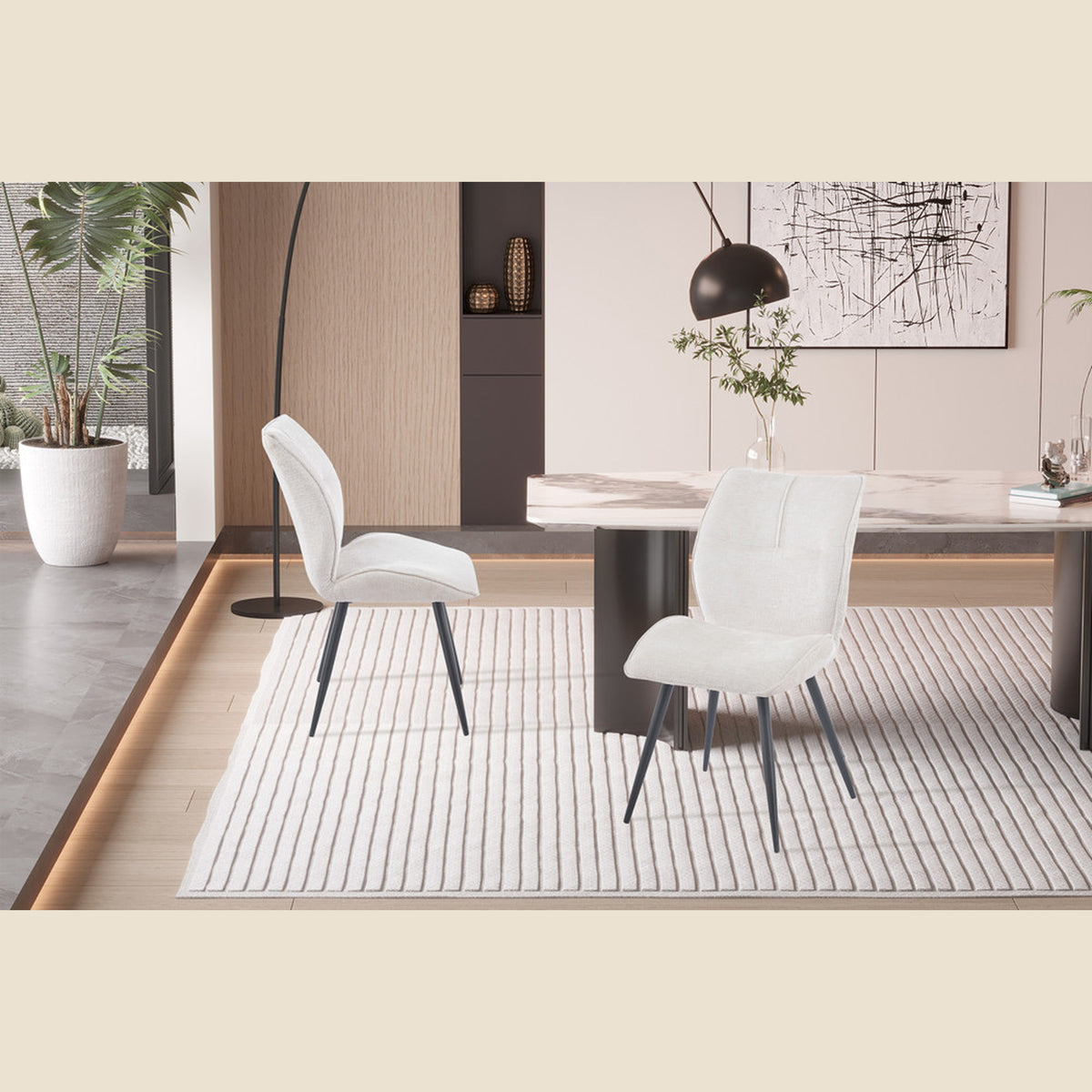 Chaise Faye — Tissu
