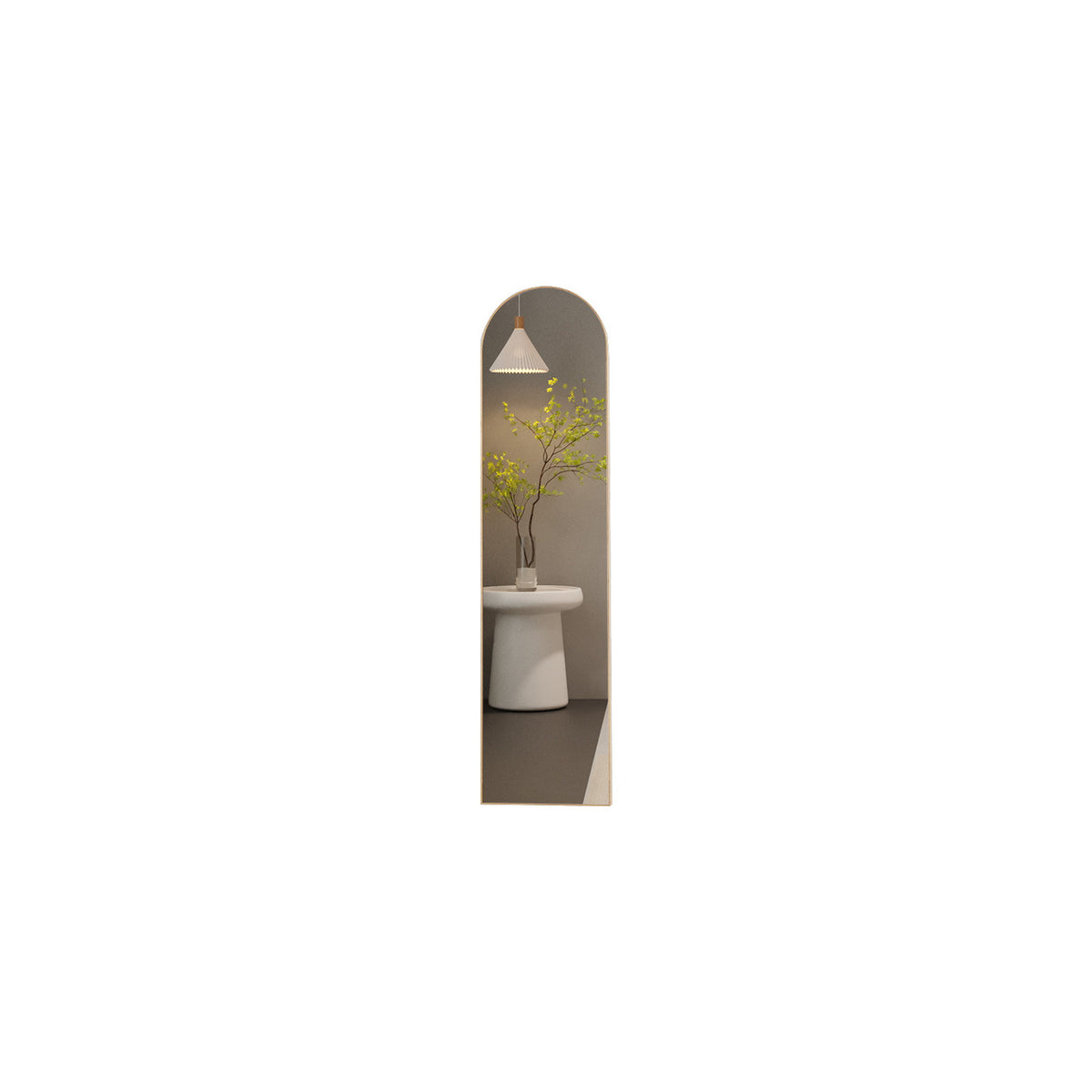 Miroir Rosalie — Arche sur pied, chêne vieilli