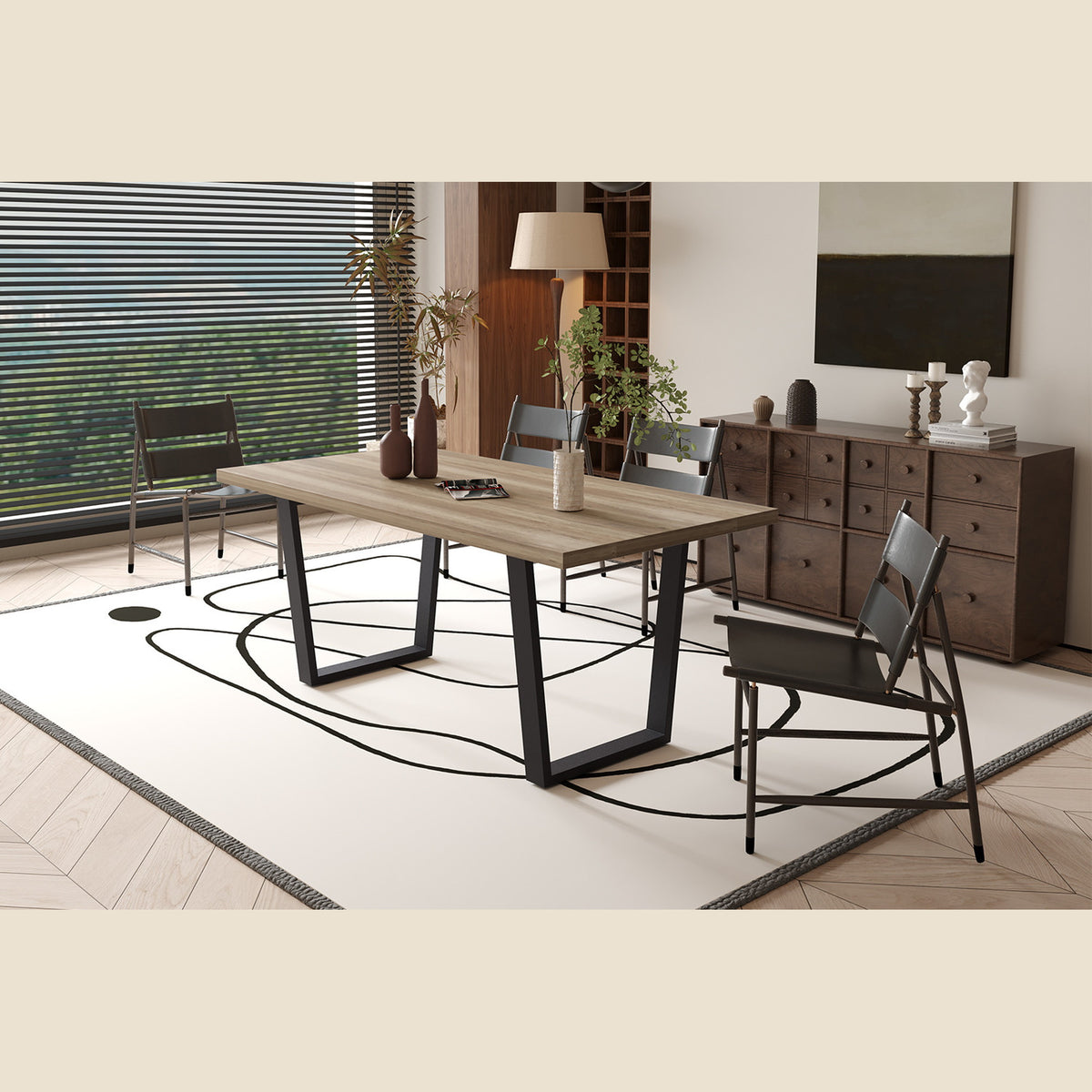 Table Armin — Décor mango, 180 cm
