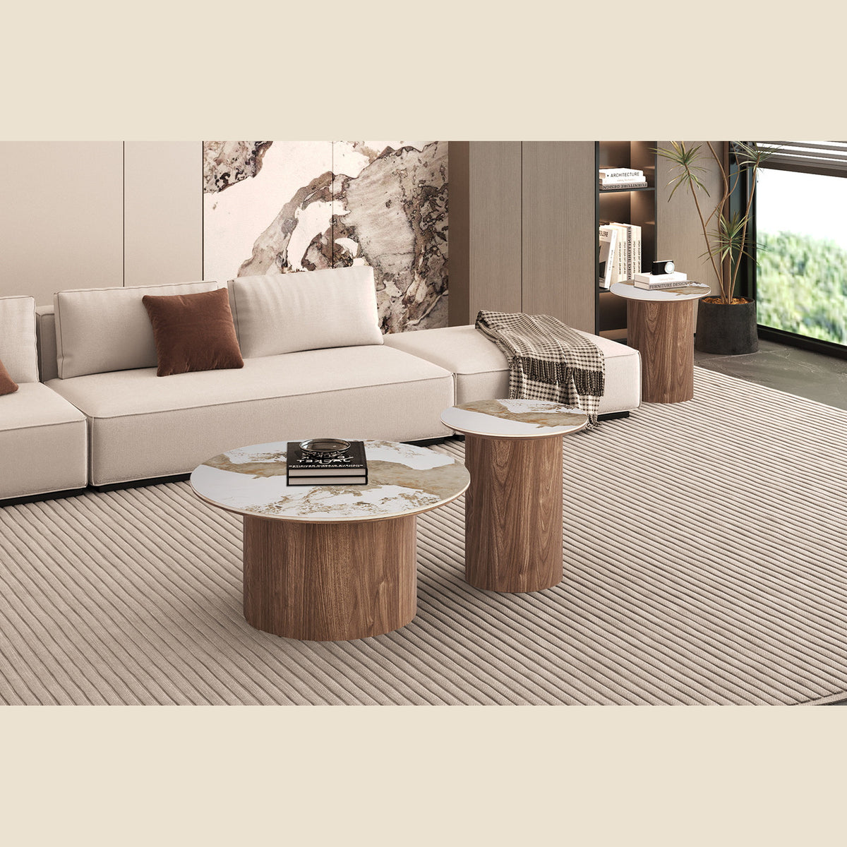 Table basse Evora — Pierre brillante Pandora