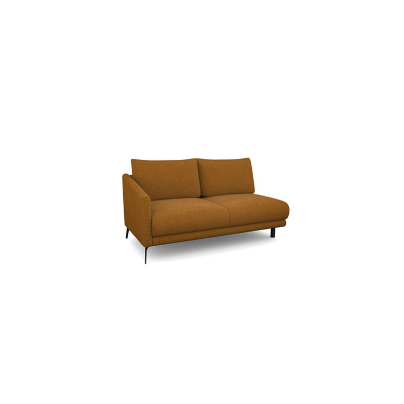 Salon d'angle modulaire Josh — Cognac