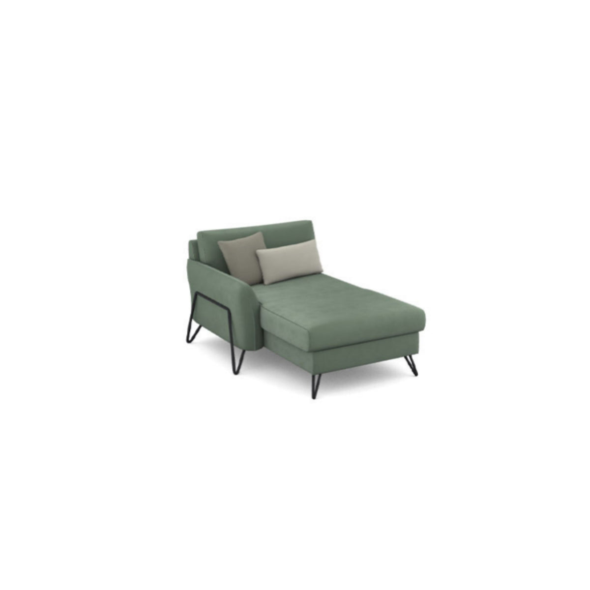 Salon d'angle modulaire Stark — Gris taupe