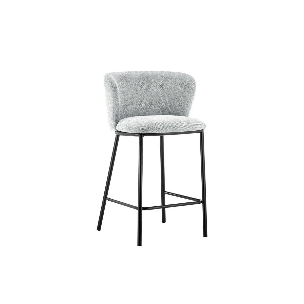 Chaise de comptoir Arthur — Tissu