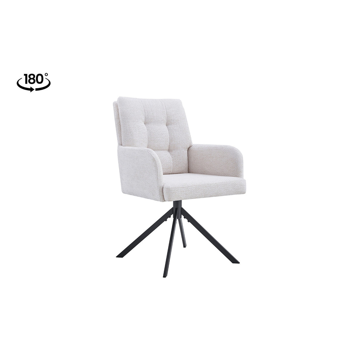Chaise Granada — Tissu, pivotante