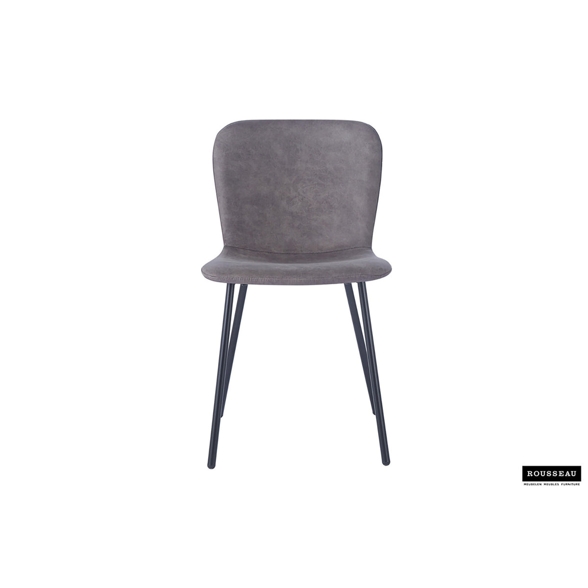 Chaise Susan — PU, taupe ou gris foncé