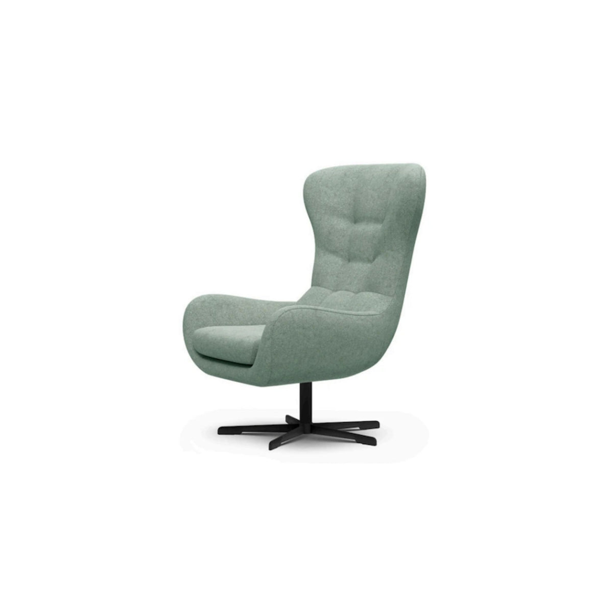 Fauteuil pivotant Elvis à oreilles — Tissu