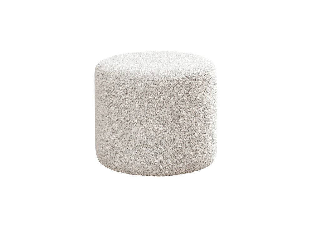 Lit Elena — Boxspring bouclé à coffres de rangement