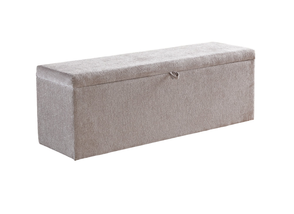 Lit Penelope — Boxspring coffre à liseuses intégrées