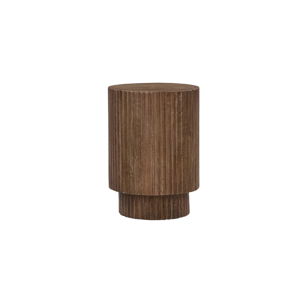 Table d'appoint Victor — Bois de manguier brun clair