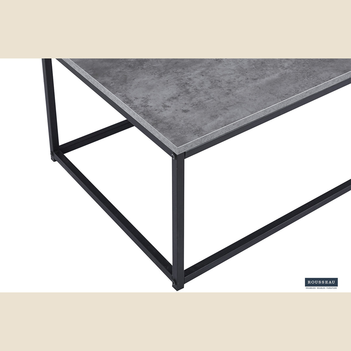 Table basse Dallas — Décor pierre ou marbre