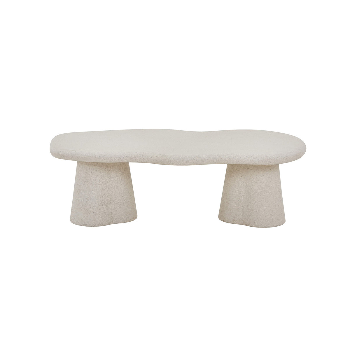 Table basse Faro — 130 cm, forme organique