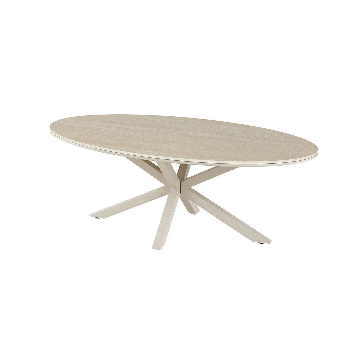 Table basse Noa — Aspect travertin