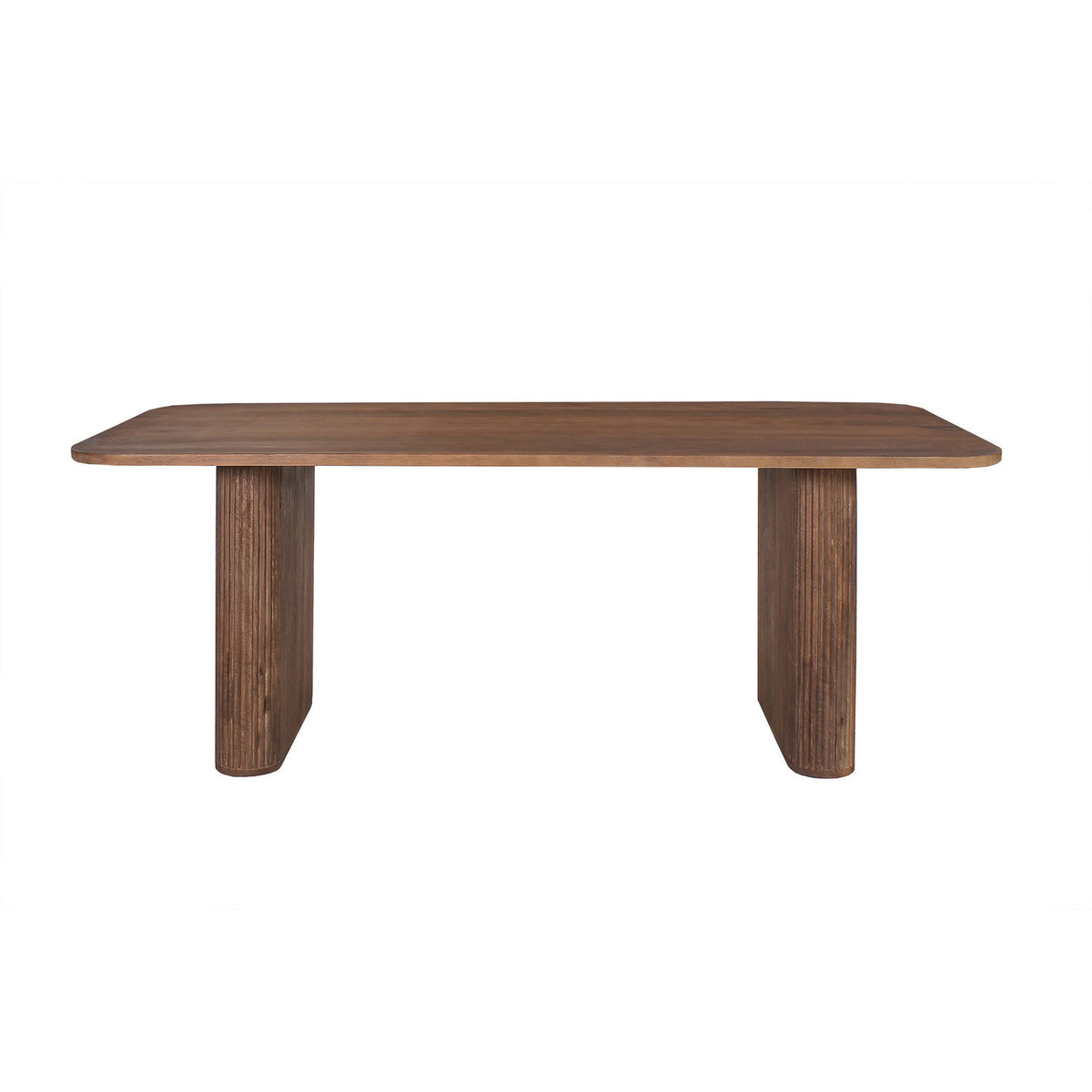 Table Jean — Bois de manguier, ovale danoise 200 cm