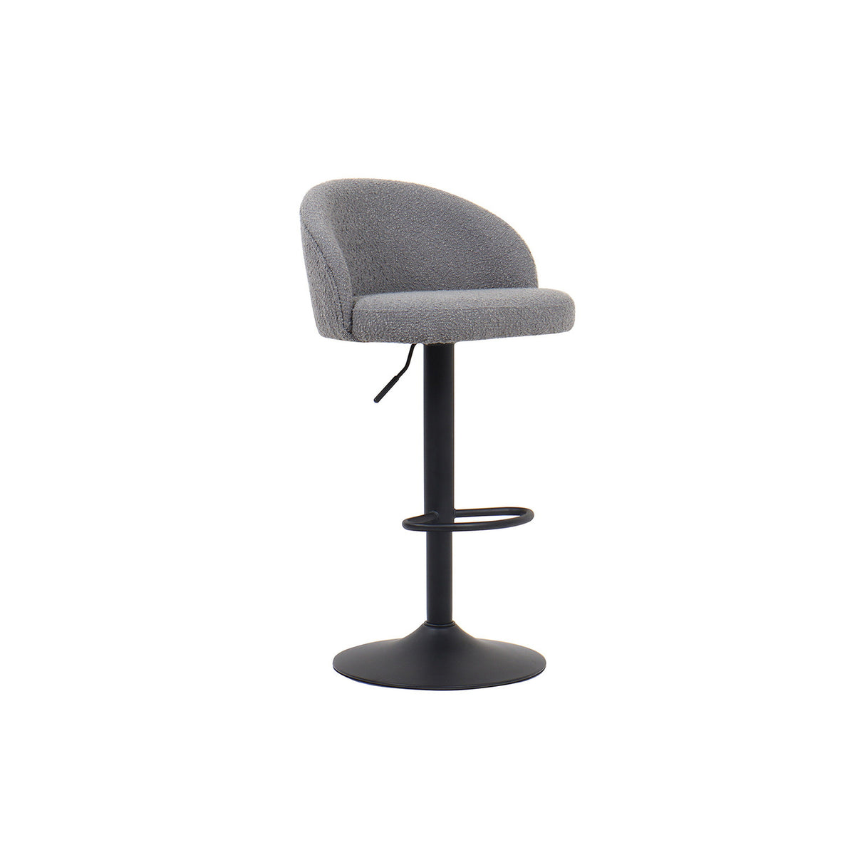 Tabouret de bar Arda — Bouclé