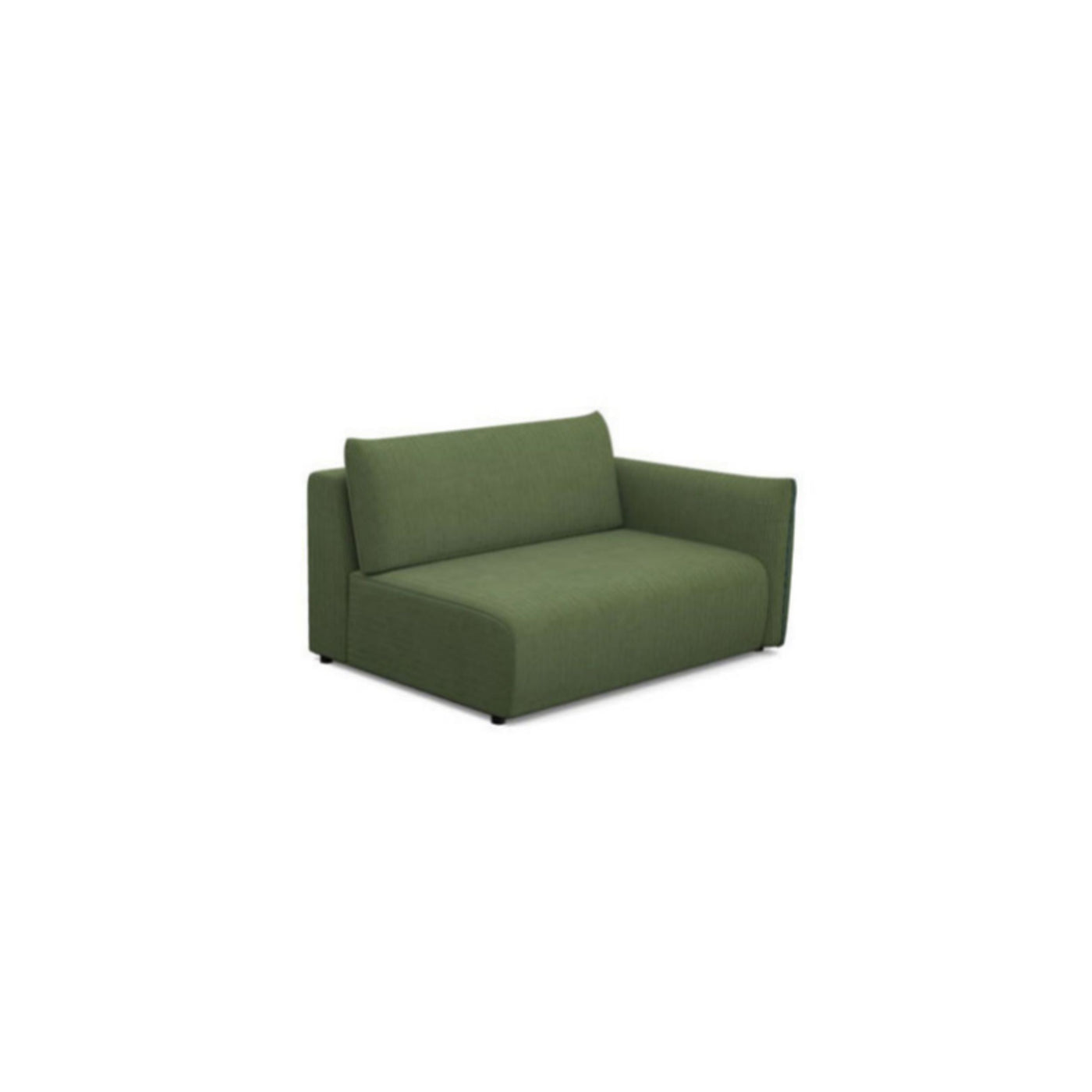 Salon d'angle modulaire Farido — Vert olive