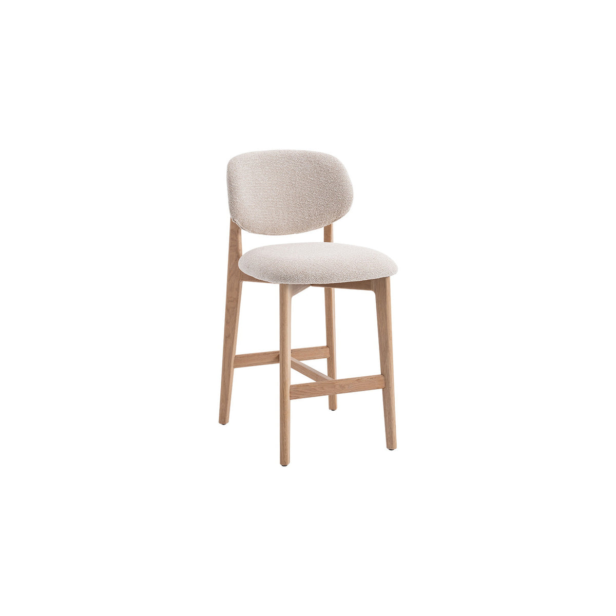 Chaise de comptoir Carmen — Chêne massif