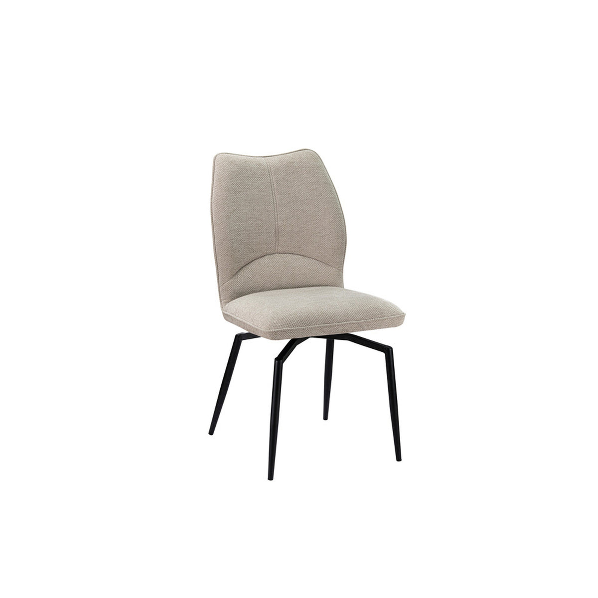 Chaise Lara — Tissu, pivotante