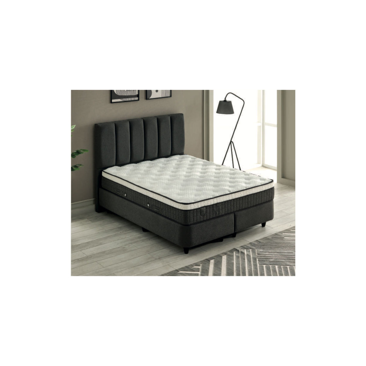 Lit boxspring Jump — Coffre de rangement