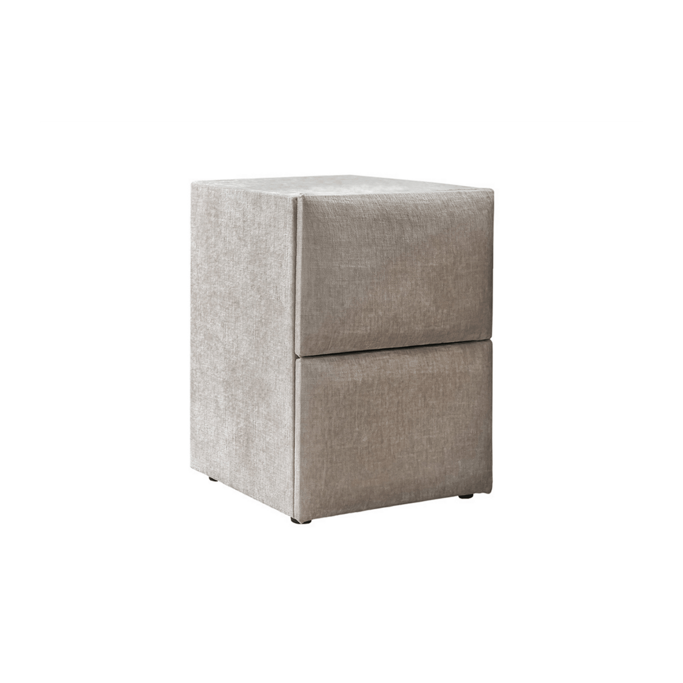 Lit Lucia — Boxspring velours à coffres de rangement