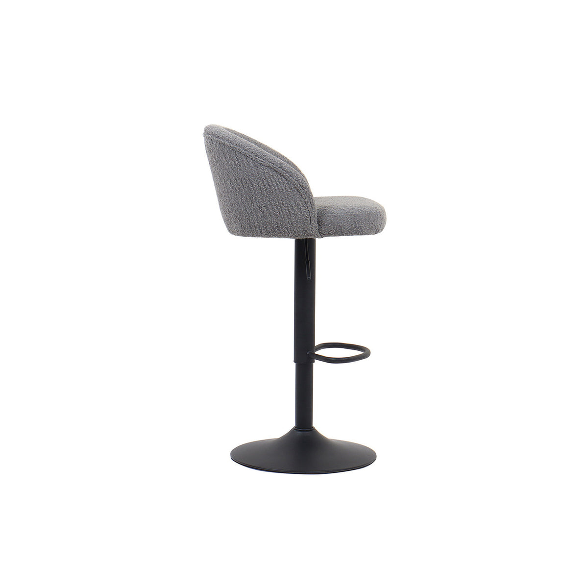Tabouret de bar Arda — Bouclé
