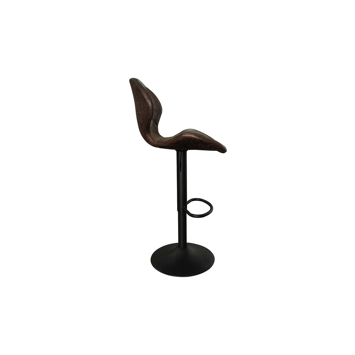 Tabouret de bar Malaga — PU capitonné