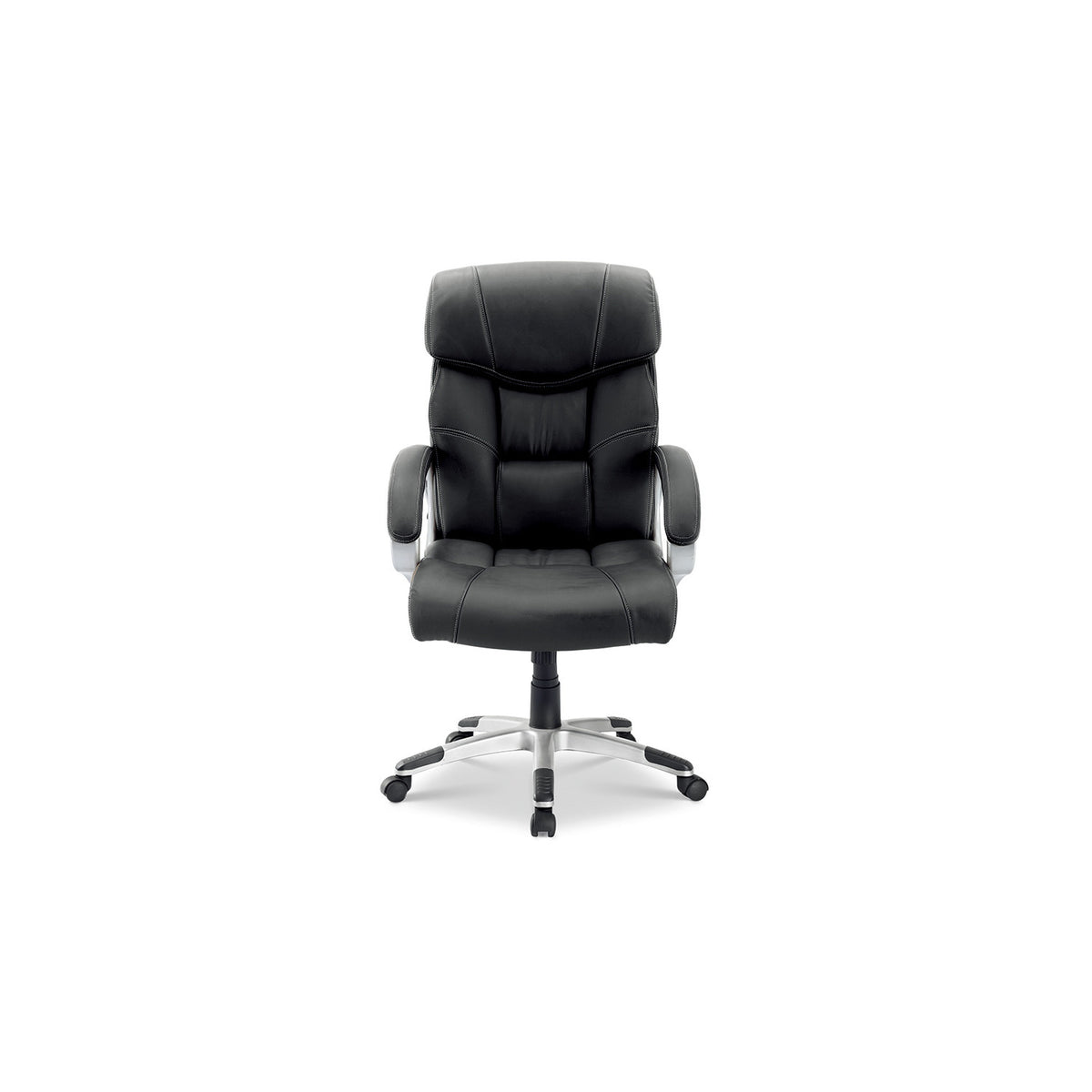 Chaise de bureau Dali — Simili cuir noir