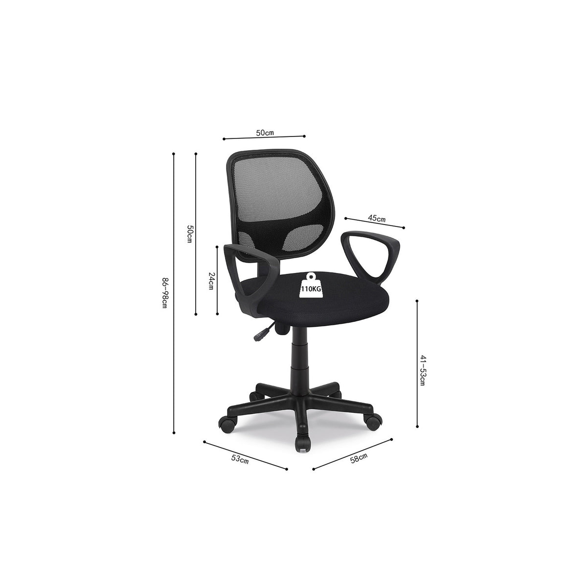 Chaise de bureau Hippa — Mesh