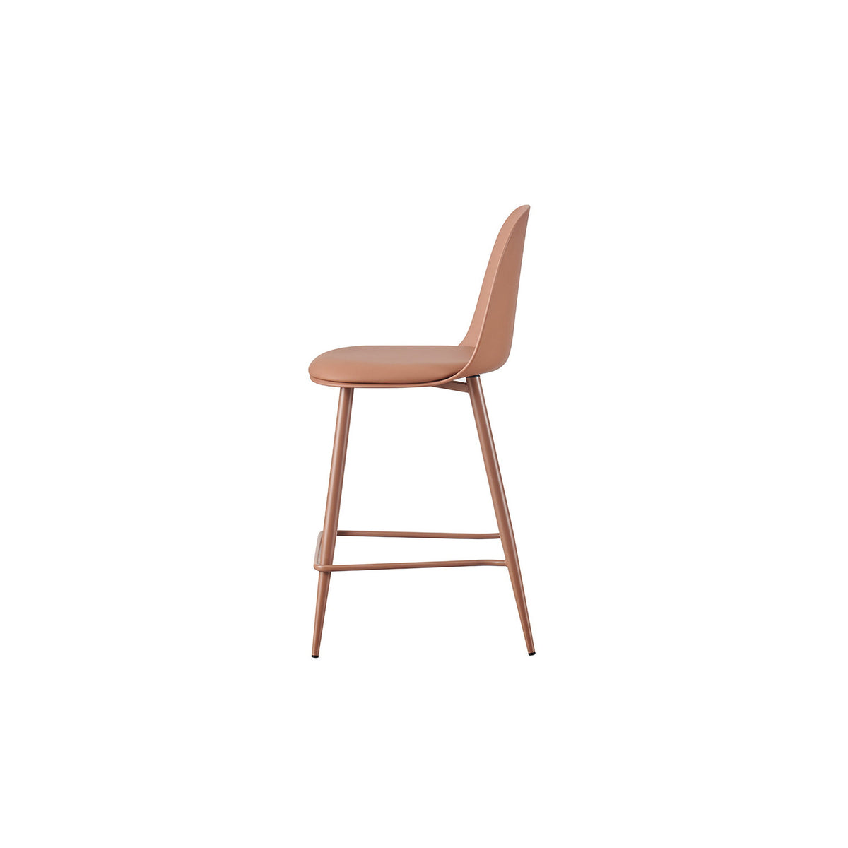 Chaise de comptoir Jasmin — Coque PP et coussin