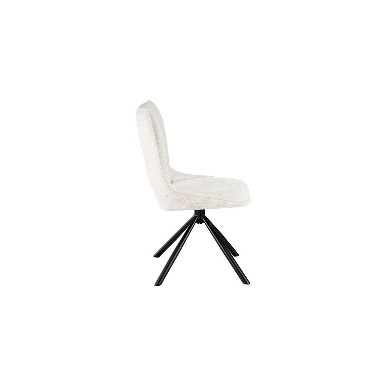Chaise Mori — Tissu, pivotante