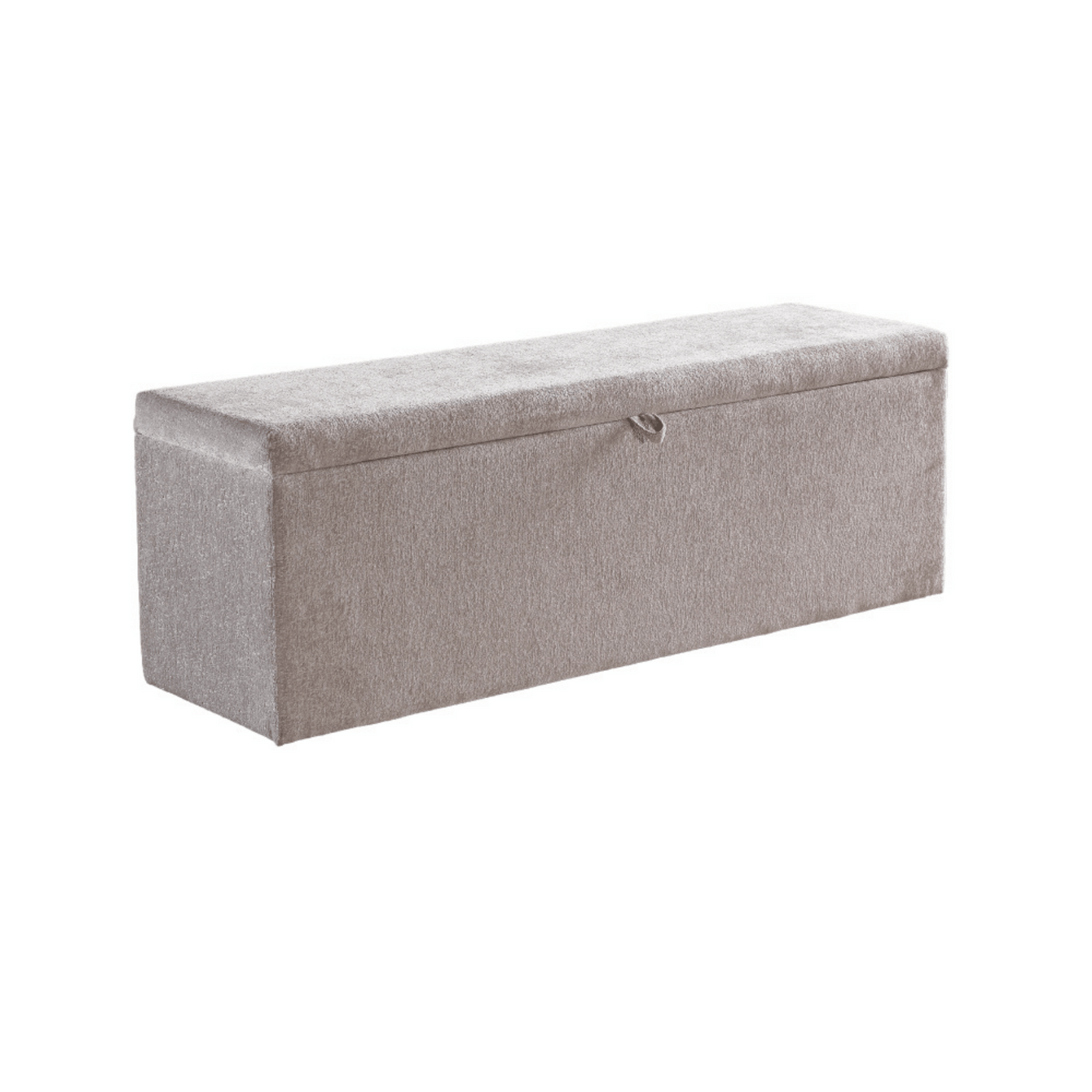 Lit Cali — Boxspring velours à tête galbée