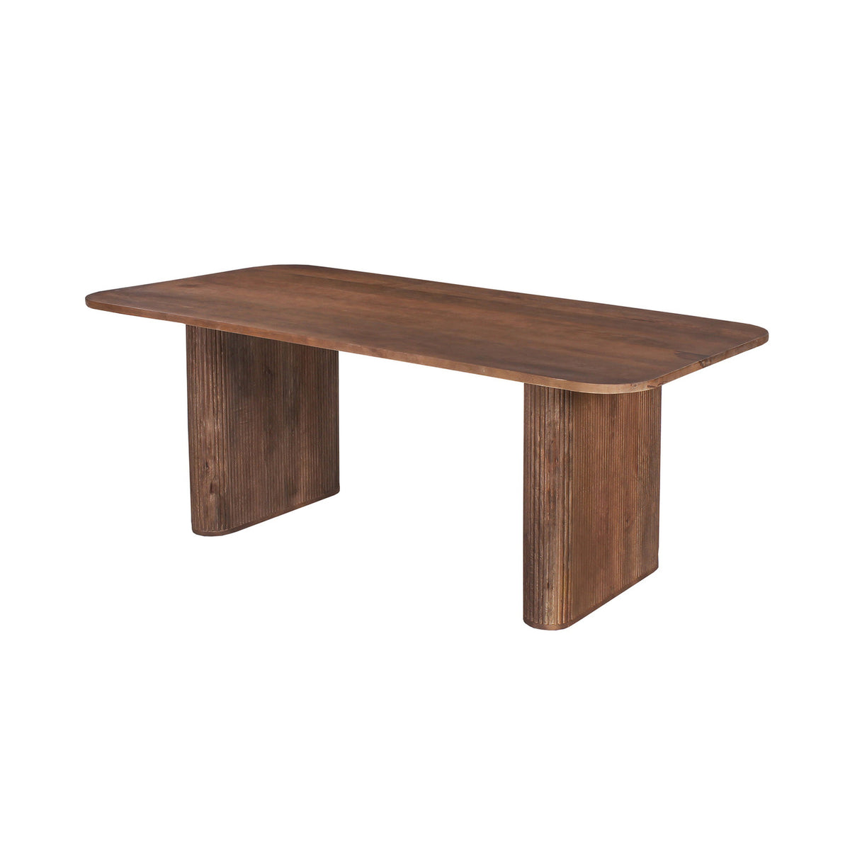 Table Jean — Bois de manguier, ovale danoise 200 cm