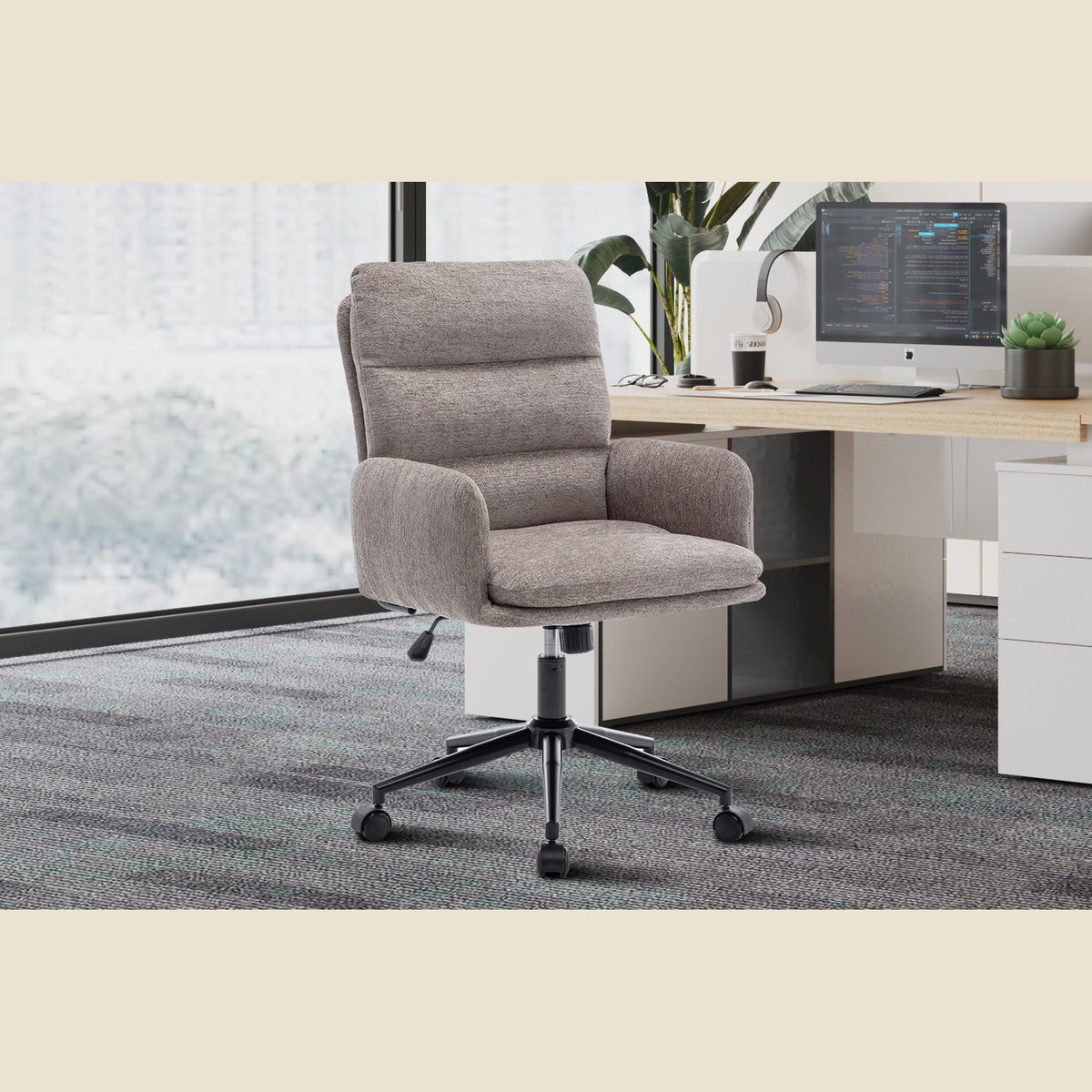 Chaise de bureau Aimé — Tissu