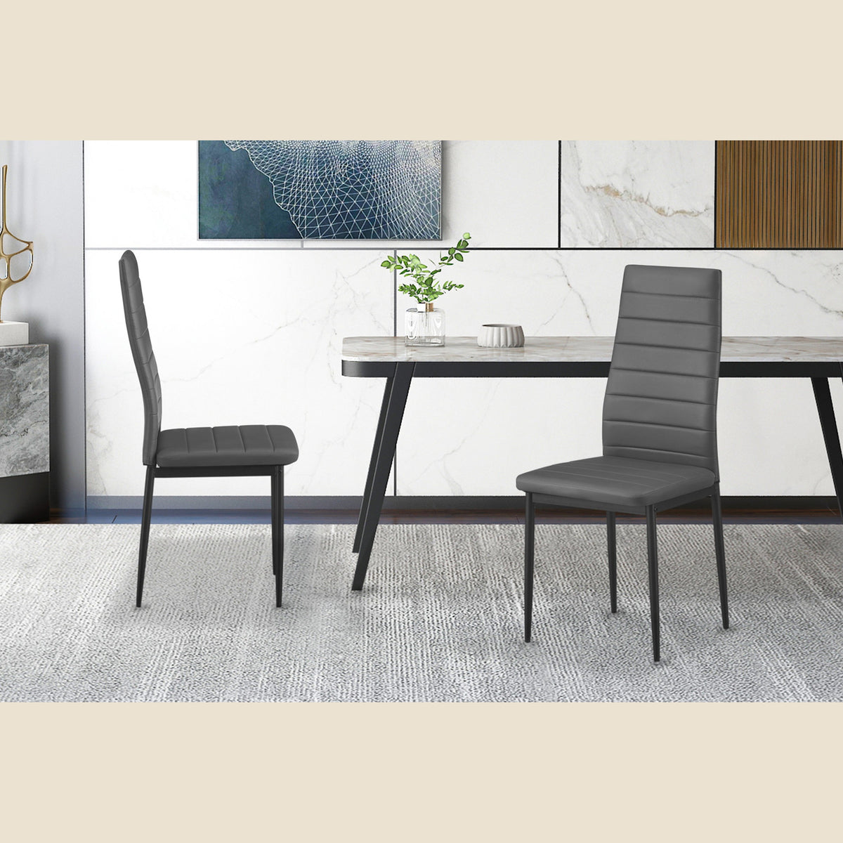 Set de 4 chaises Cato-Kenzo — PU