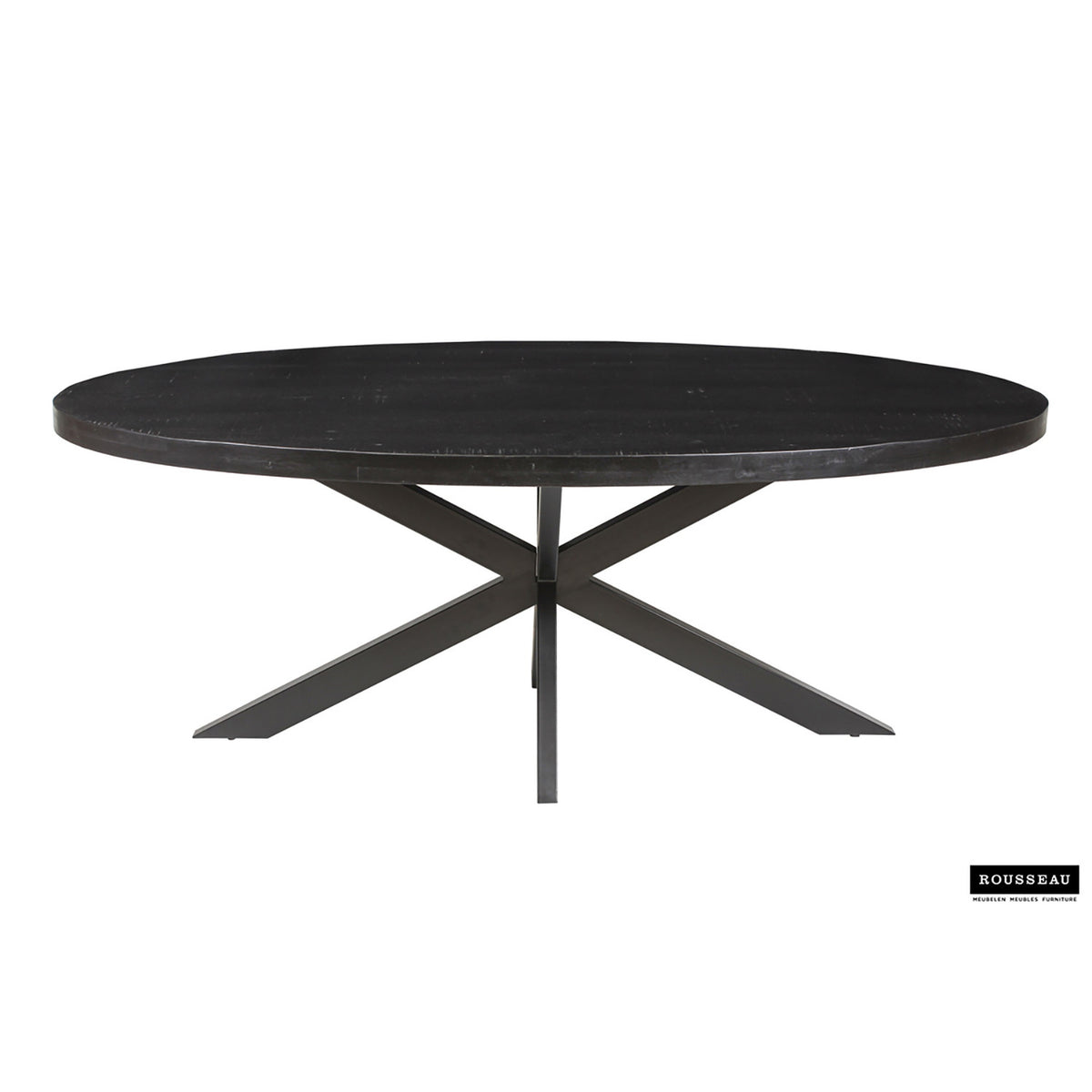 Table Alexa — Bois de manguier, ovale 200 cm