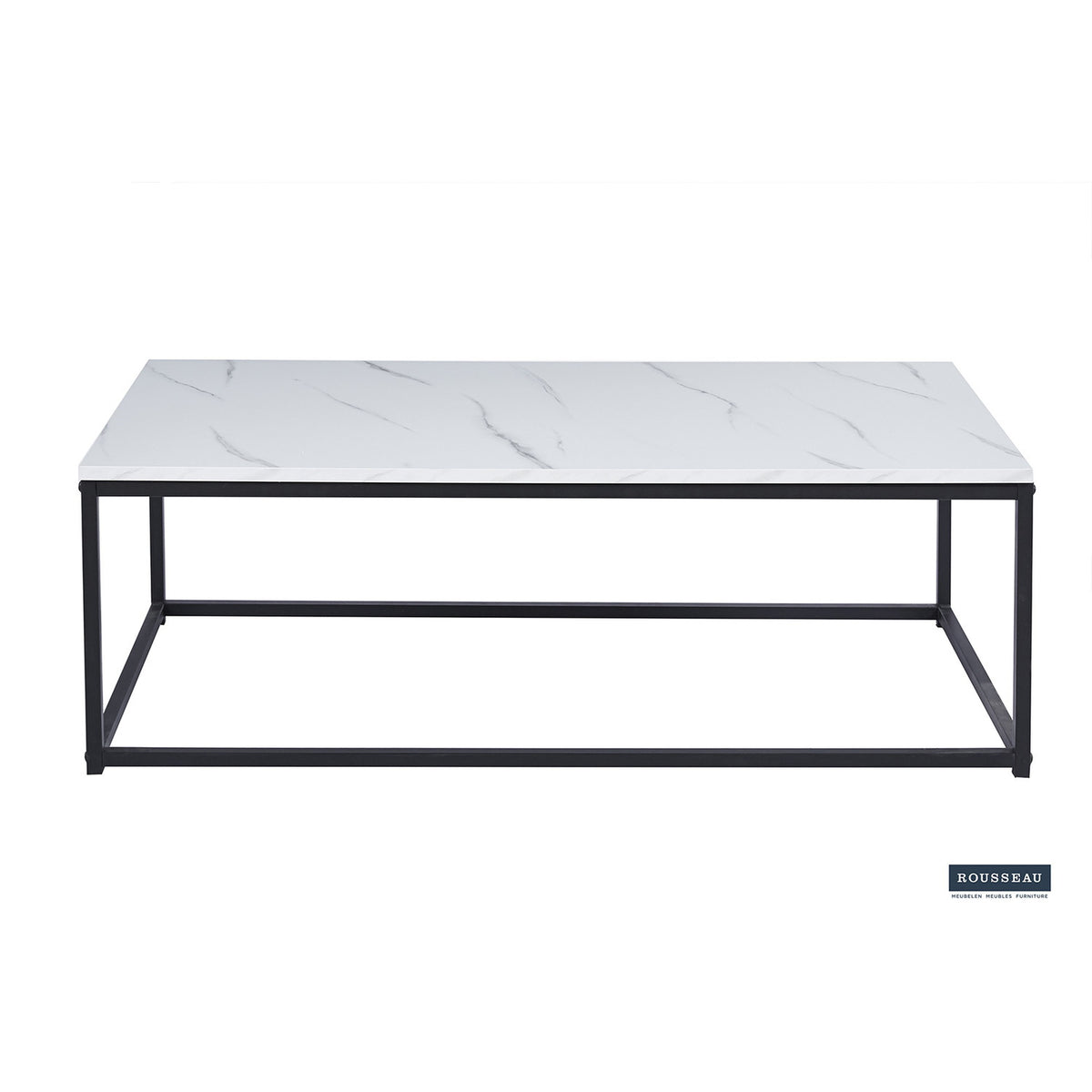 Table basse Dallas — Décor pierre ou marbre
