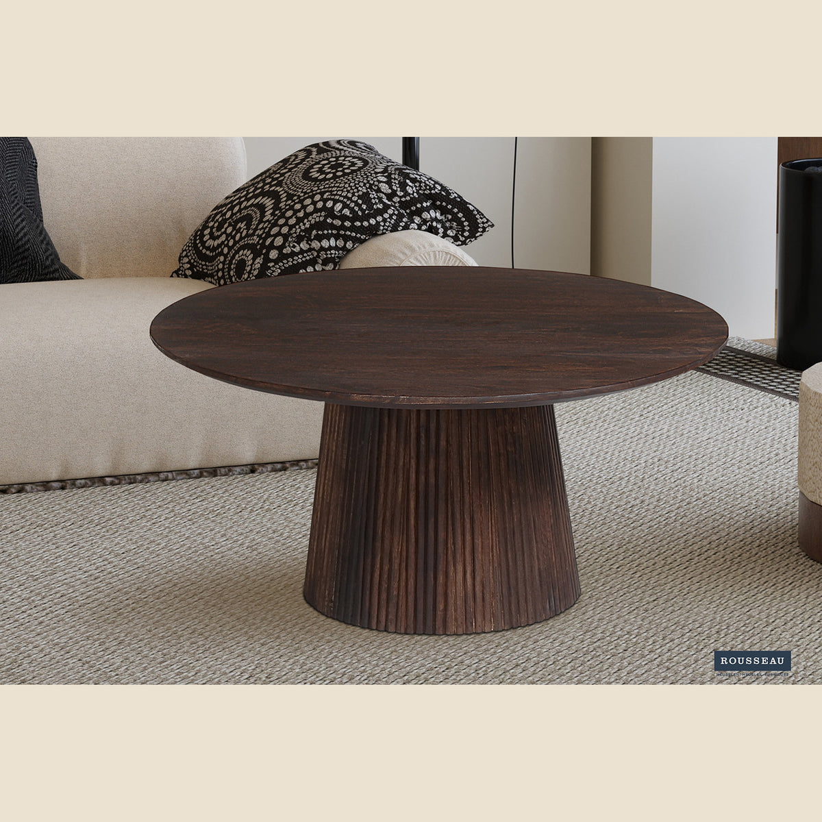 Table basse Miguel — Manguier, ronde ou ovale