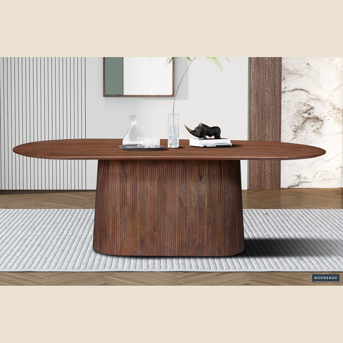 Table Miguel — Bois de manguier