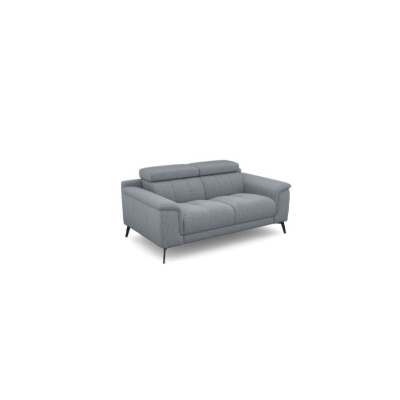 Salon d'angle modulaire Lenon — Gris clair chiné
