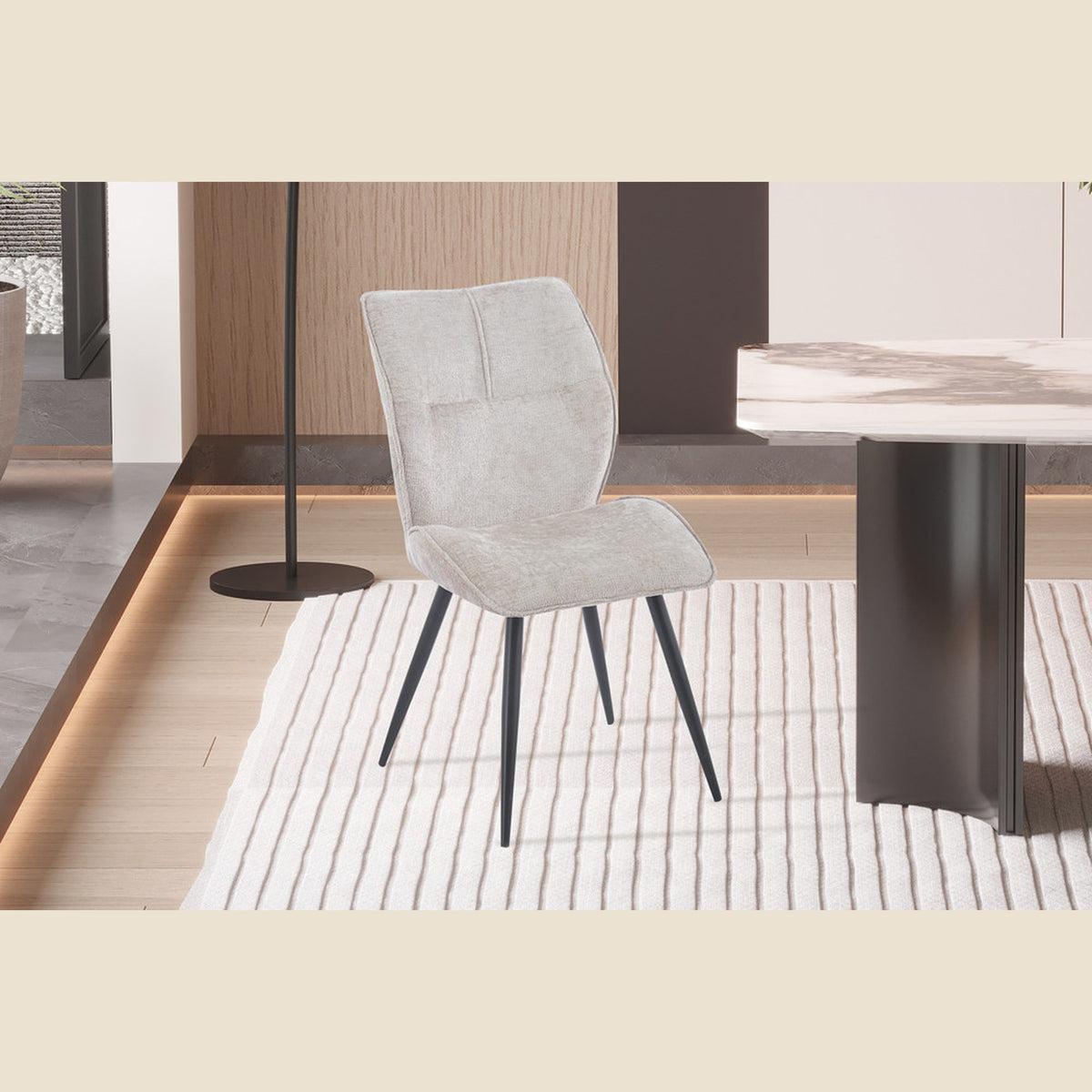 Chaise Faye — Tissu