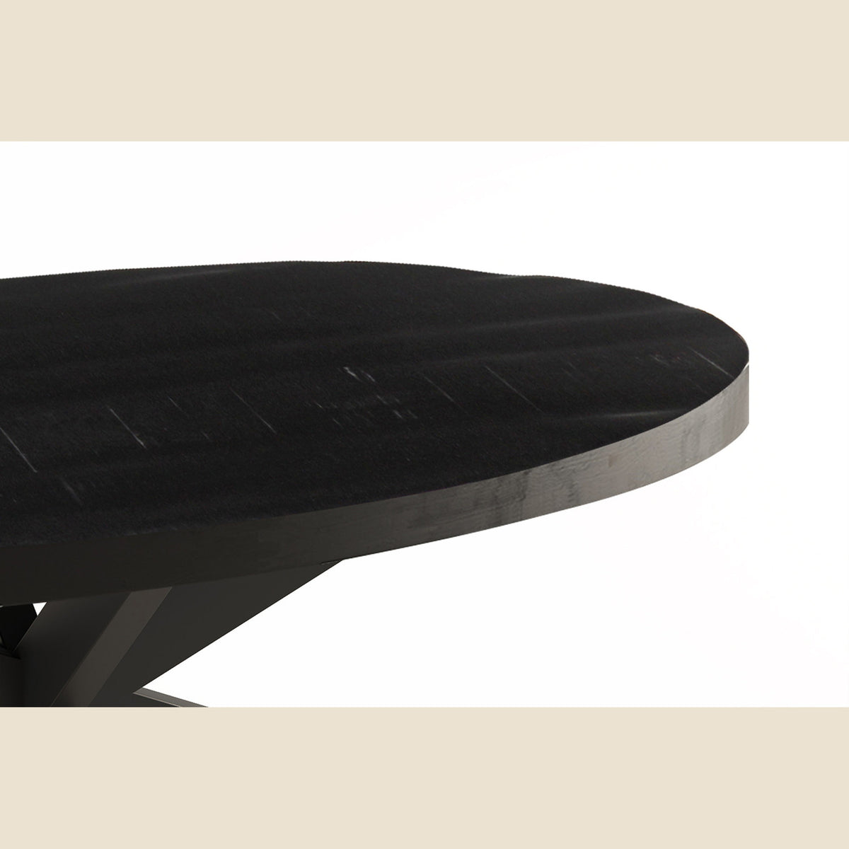 Table basse Madeira — Ovale, bois de manguier